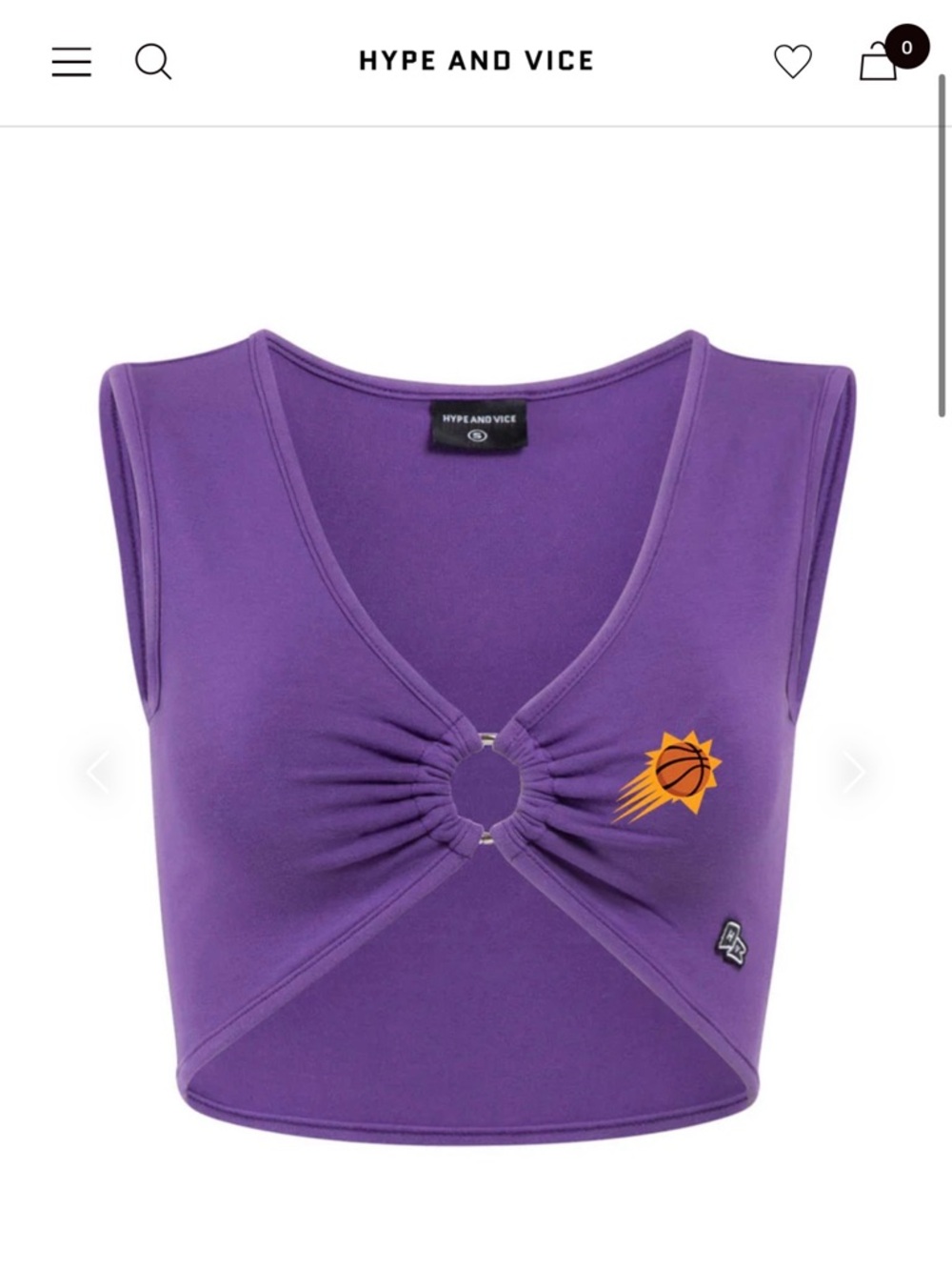 Hype and Vice Suns Crop Top